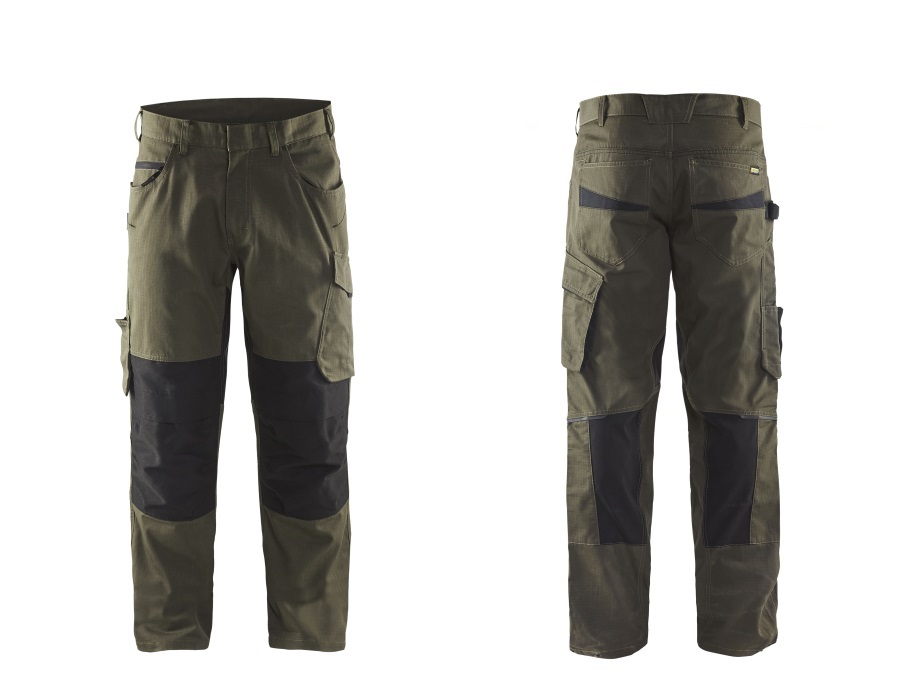 BLÅKLÄDER ITALIA SRL Pantalone service 1495 9933 blåkläder verde oliva scuro