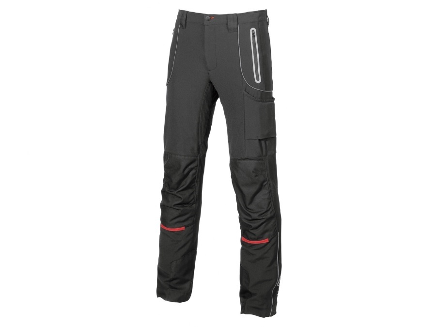 UPOWER Pantalone softshell pit u-power black carbon sy008bc