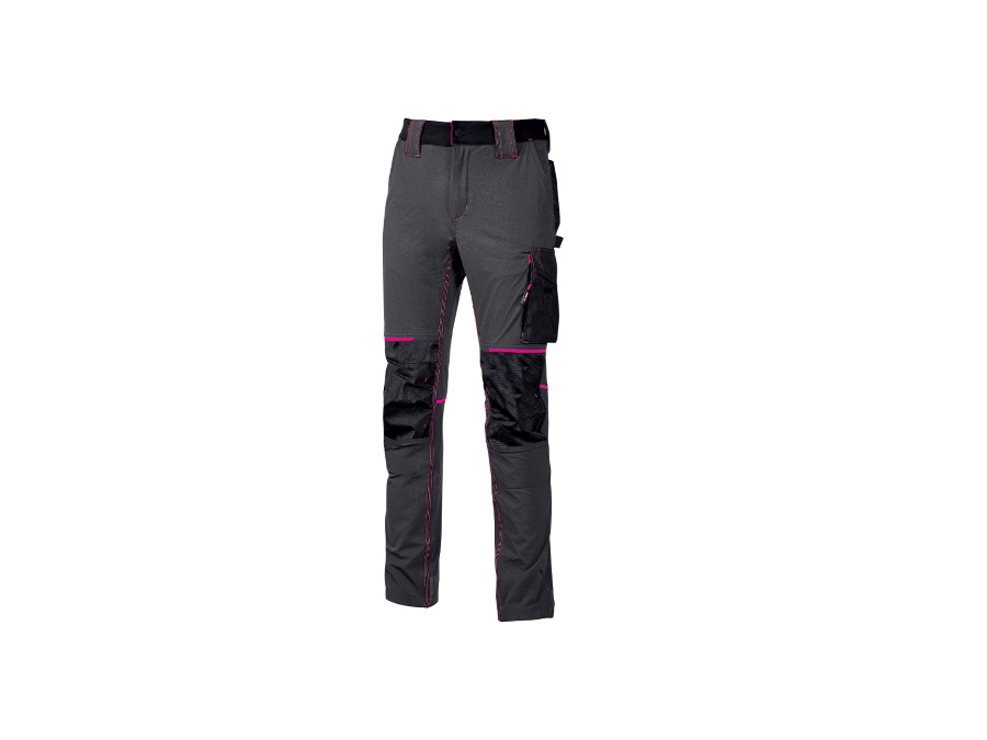 UPOWER Pantaloni atom lady grey/fucsia