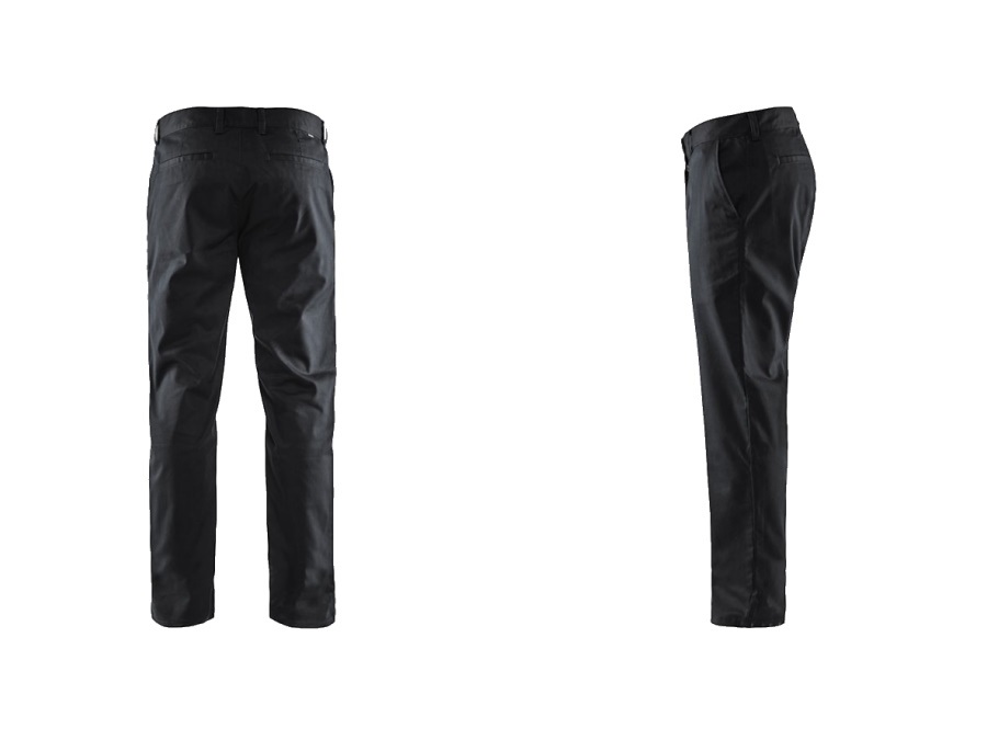 BLÅKLÄDER ITALIA SRL Pantaloni chinos stretch 1465 1830, nero - TAGLIA 50