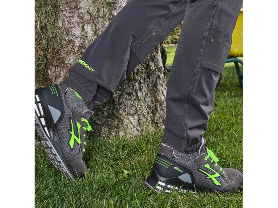 UPOWER Pantaloni horizon asphalt grey green