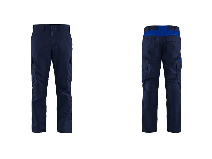 BLÅKLÄDER ITALIA SRL Pantaloni industria strech 1444 8985, blu marino/blu fiordaliso - TAGLIA 56