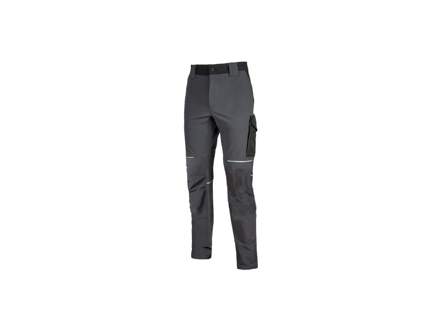 UPOWER Pantaloni world asphalt grey/green