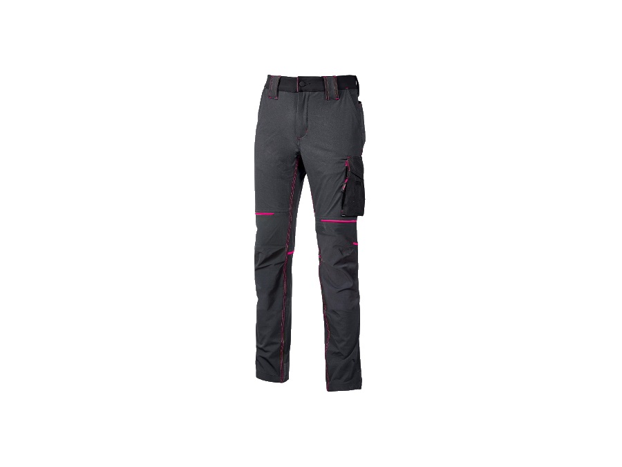 UPOWER Pantaloni world lady grey/fucsia