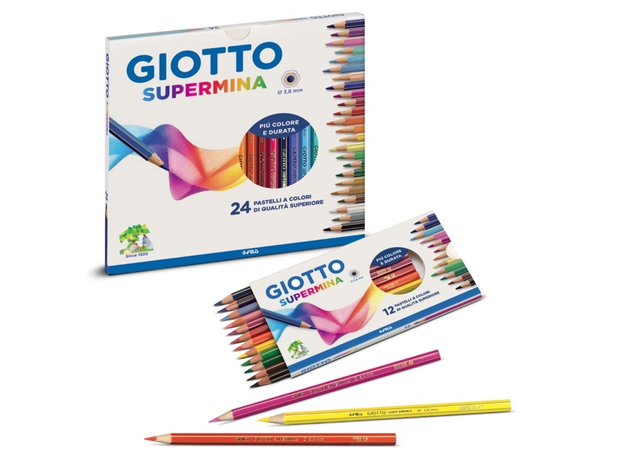 FILA Pastelli Giotto Supermina - Confezione in cartone