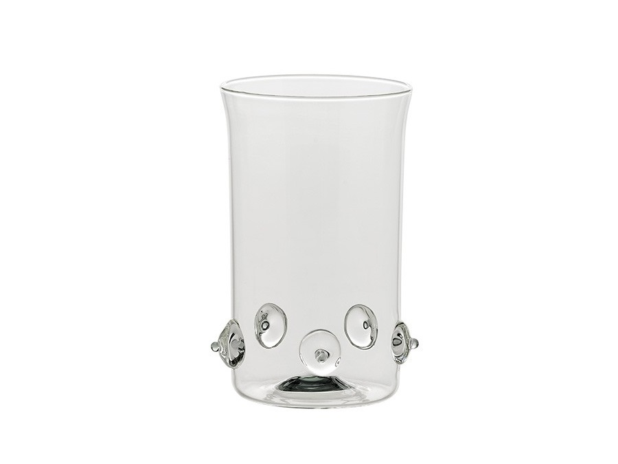 ZAFFERANO S.R.L. Patèa, bicchiere tumbler alto grigio 38 cl