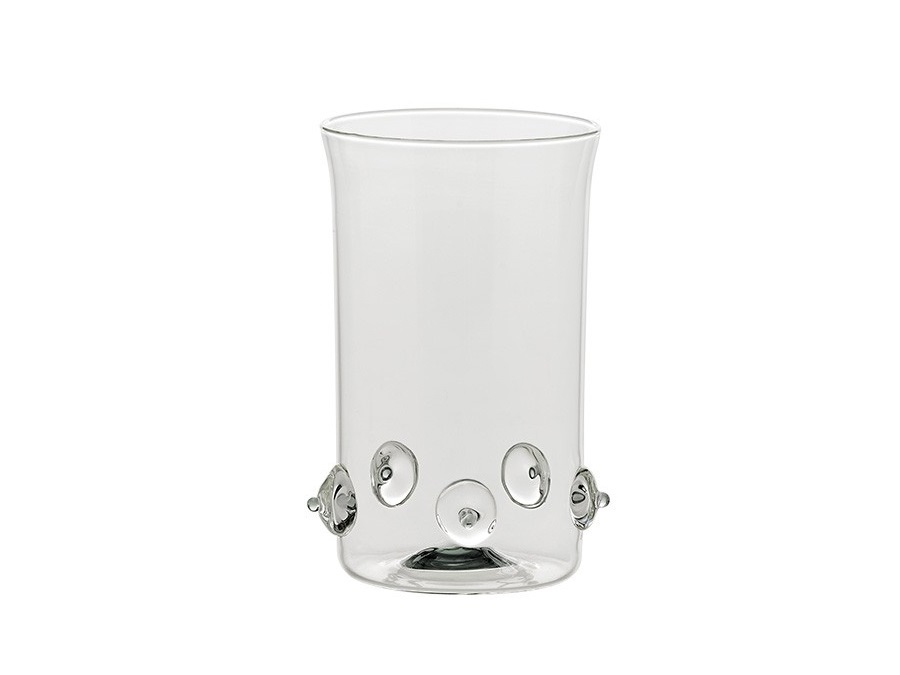 ZAFFERANO S.R.L. Patèa, bicchiere tumbler alto grigio 38 cl