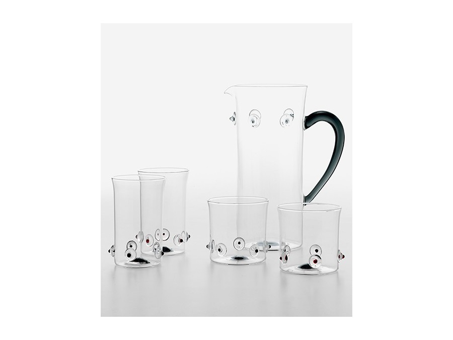 ZAFFERANO S.R.L. Patèa, set 6 bicchieri tumbler alto colori assortiti 38 cl