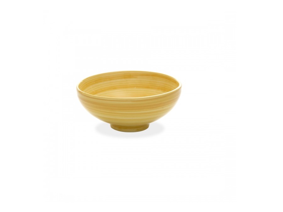 ZAFFERANO S.R.L. Patera Bowl grande stoneware 90 cl giallo