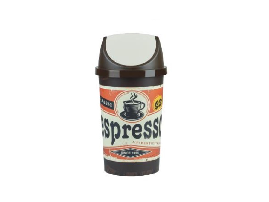 TONTARELLI Pattumiera 25 lt, espresso