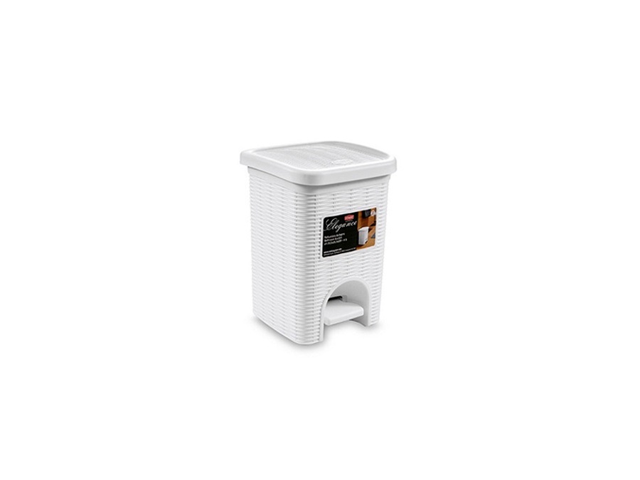 STEFANPLAST S.P.A. Pattumiera da bagno bianca Elegance stefanplast