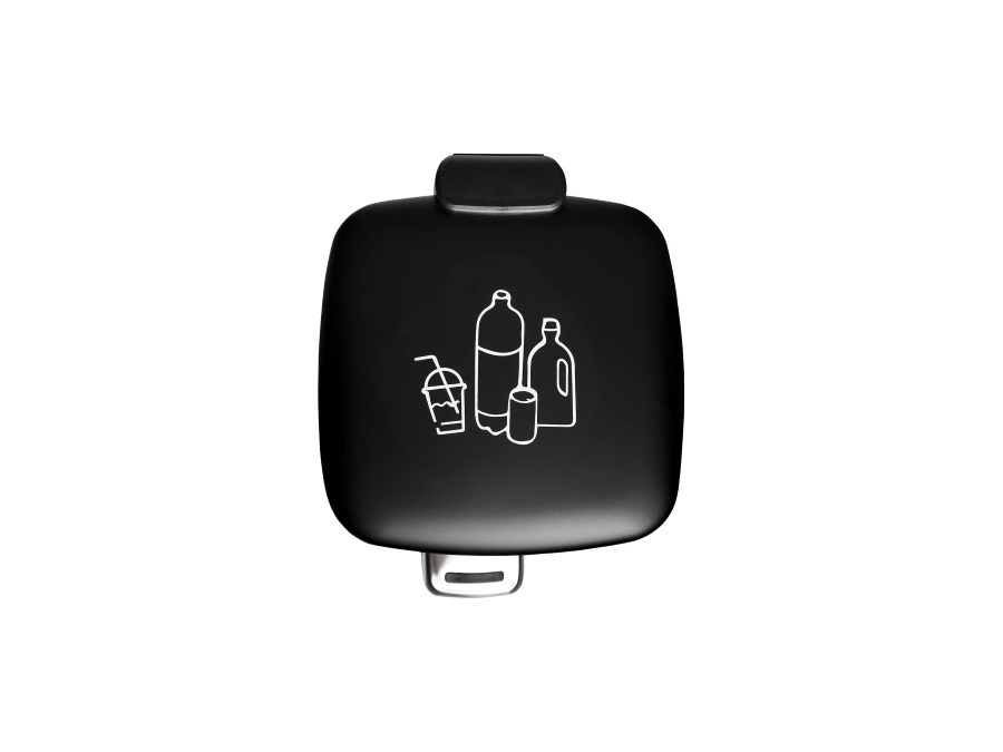 SIMPLE DAY LIVING & LIFESTYLE Pattumiera qui la plastica nera 20 lt