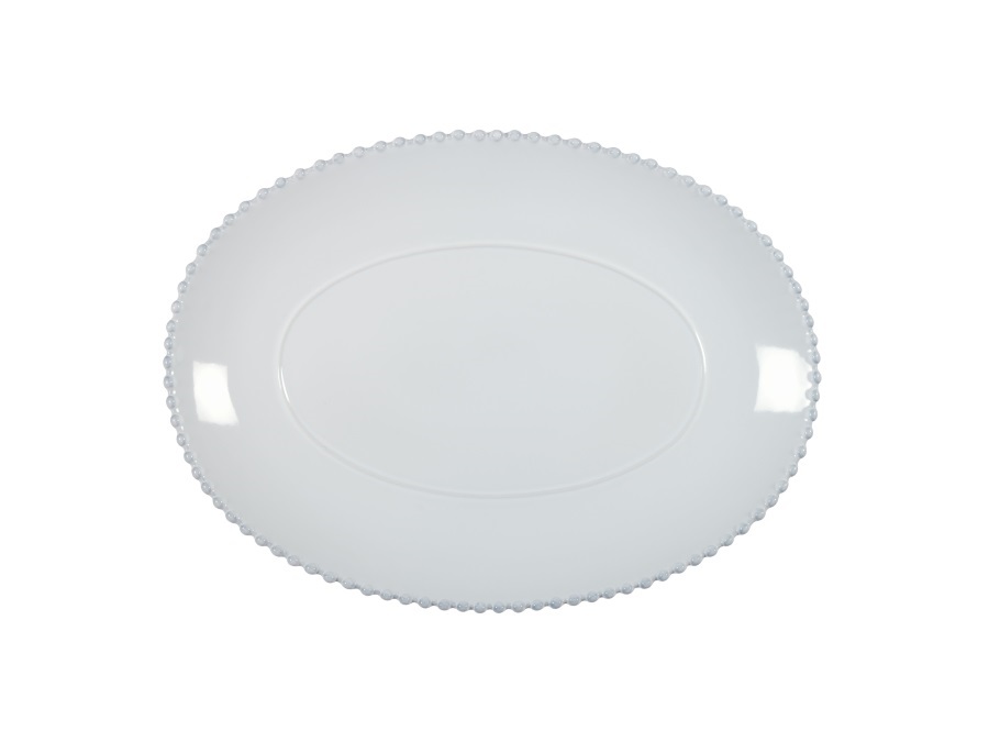 COSTA NOVA Pearl white, piatto ovale 40 cm