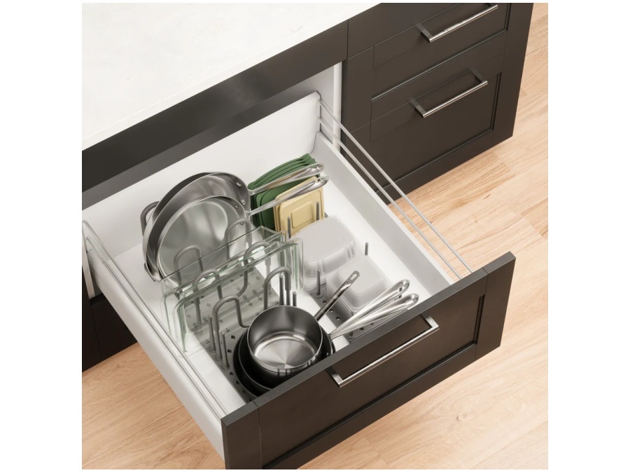UMBRA Peggy, organizer per pentole - antracite