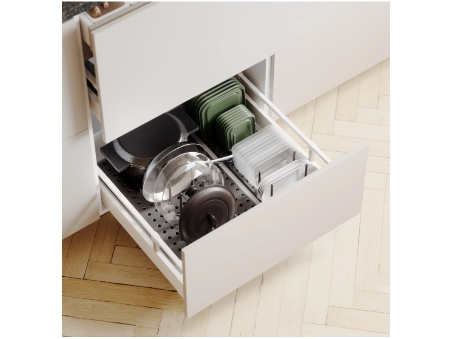 UMBRA peggy, set organizer regolabile carbone