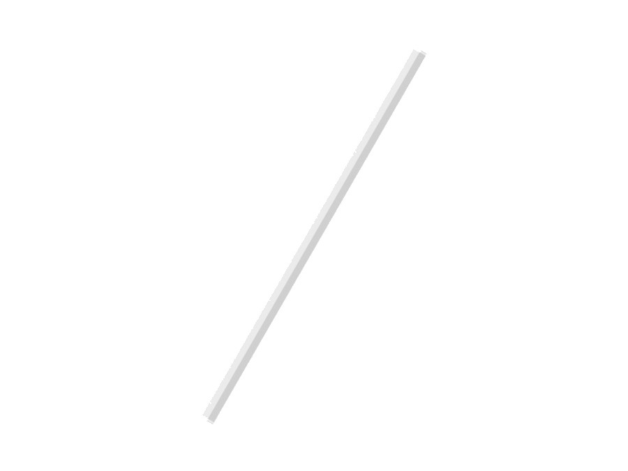 ZAFFERANO S.R.L. Pencil, modulo luminoso Ø50x1459 mm, bianco opaco