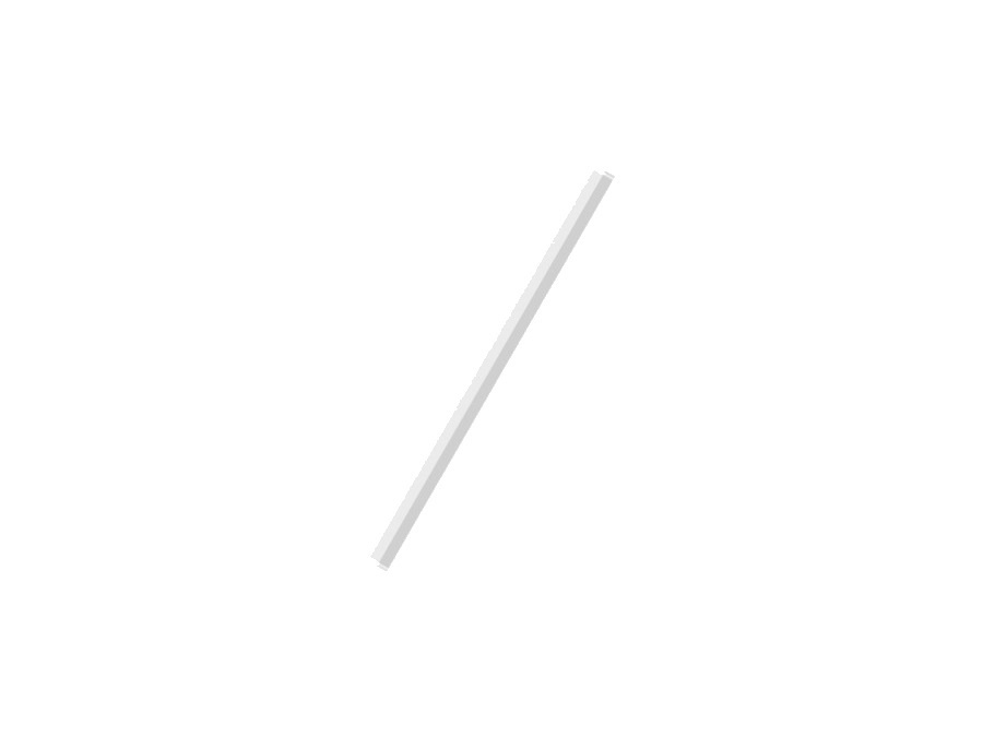 ZAFFERANO S.R.L. Pencil, modulo luminoso Ø50x979 mm, bianco opaco