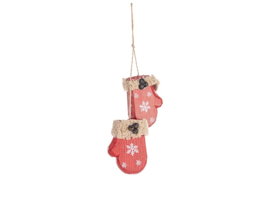 BIZZOTTO Pendaglio cortina muffola rosso/argento