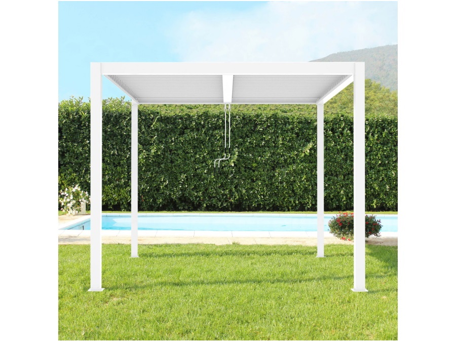 MAGAZZINI COSMA S.P.A. Pergola bioclimatica bianca 3x3