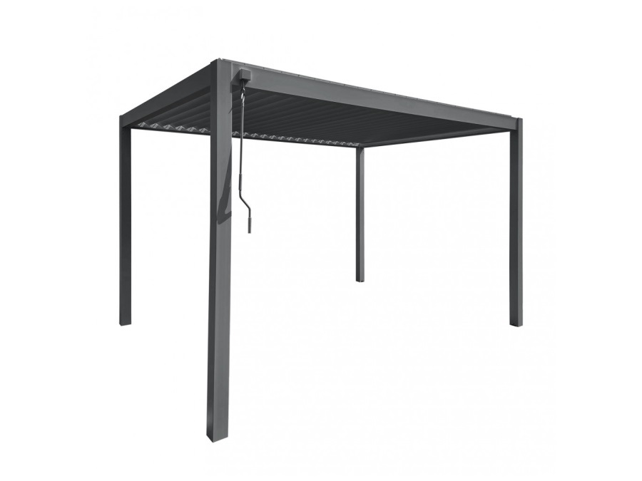 MAGAZZINI COSMA S.P.A. Pergola bioclimatica doppia lamella antracite, 3x3