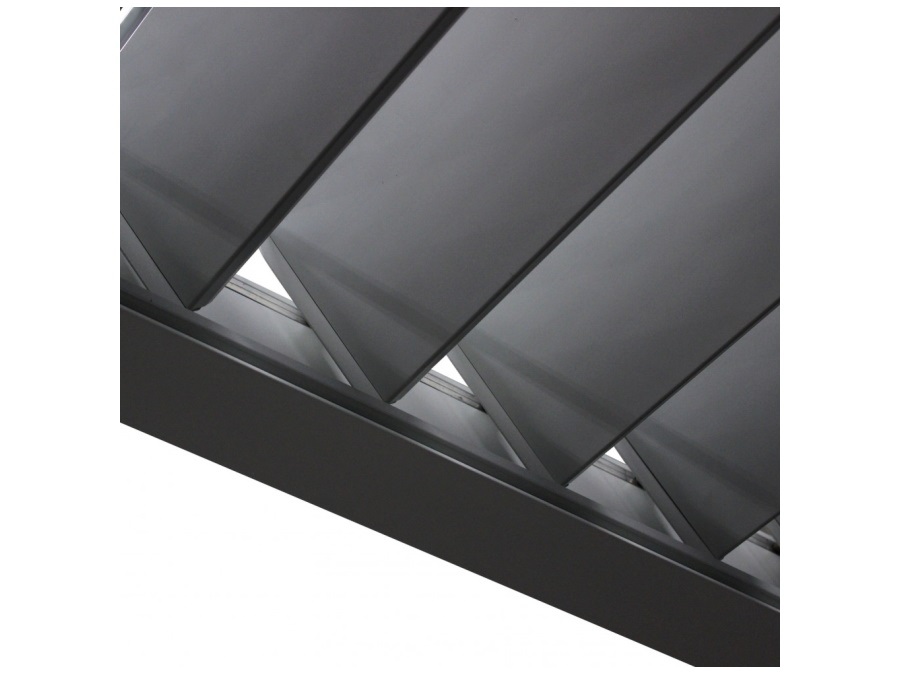 MAGAZZINI COSMA S.P.A. Pergola bioclimatica doppia lamella antracite, 3x4
