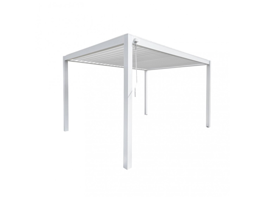 MAGAZZINI COSMA S.P.A. Pergola bioclimatica doppia lamella bianca, 3x3