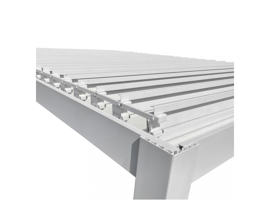 MAGAZZINI COSMA S.P.A. Pergola bioclimatica doppia lamella bianca, 3x3