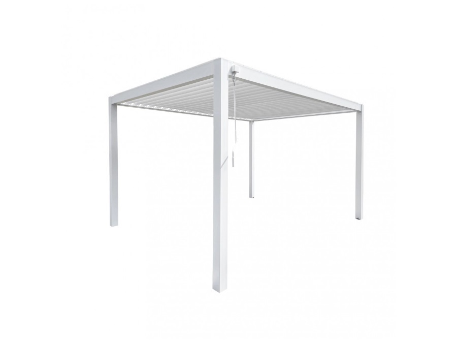 MAGAZZINI COSMA S.P.A. Pergola bioclimatica doppia lamella bianca, 3x4