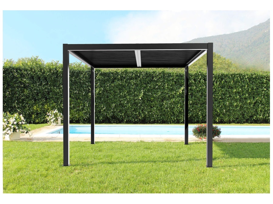 MAGAZZINI COSMA S.P.A. Pergola bioclimatica grigia 4x4