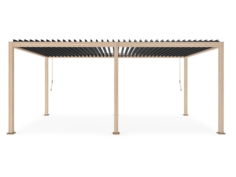 BIZZOTTO Pergola ocean 3,6x6 mt natural-antracite