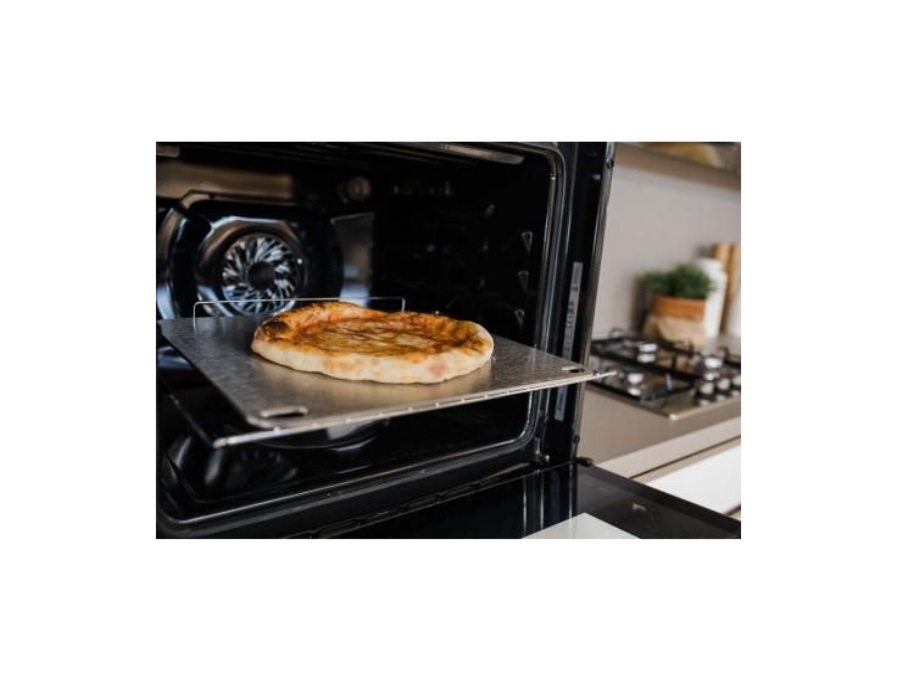 GI.METAL Piastra in acciaio per pizza 40x35