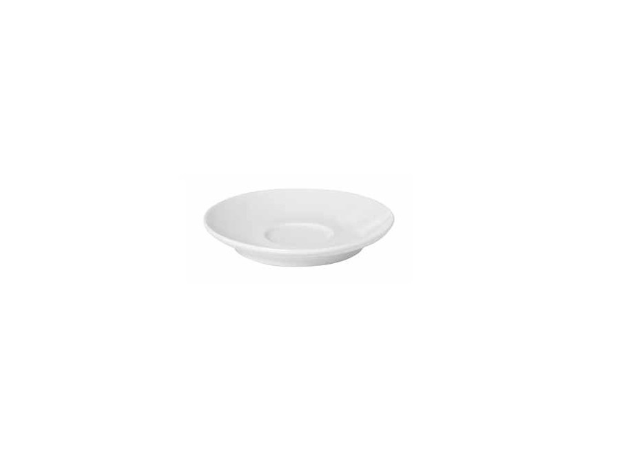 TABLE TOP PORCELLANE SAS Piattino per tazzina caffè in porcellana bianca Conica Ø 12 cm