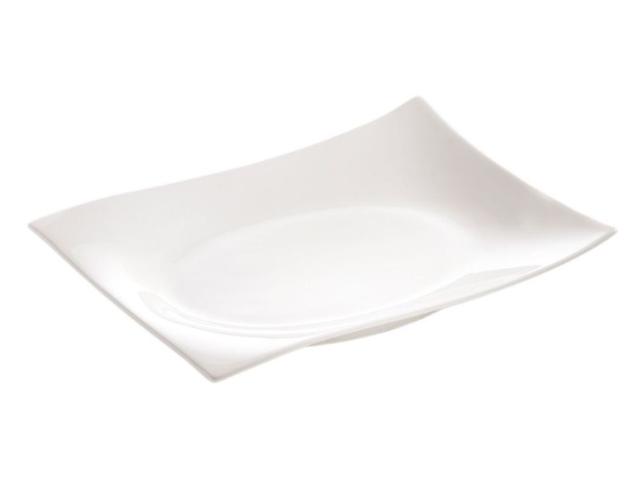 MAXWELL & WILLIAMS PIATTO DA PORTATA RETTANGOLARE CERAMICA BIANCA MAXWELL & WILLIAMS PIATTO DA PORTATA RETTANGOLARE CERAMICA BIANCA