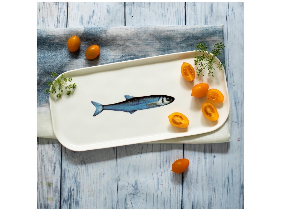 SIMPLE DAY LIVING & LIFESTYLE Piatto rettangolare Sardina