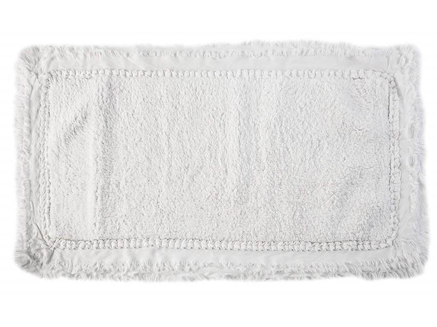 UNO CASA & DESIGN pierre Tappeto bagno uno casa & design, 100% cotone 50x90 cm - COLORE BLU NILO