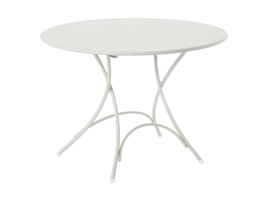 EMU PIGALLE TAVOLO TONDO PIEGHEVOLE EMU Ø 105 X 74 CM BIANCO 23