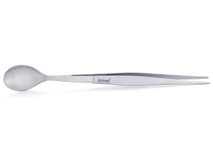 AMBROGIO SANELLI Pinza + Cucchiaio Da Assaggio, Acciaio Inox Cm 17