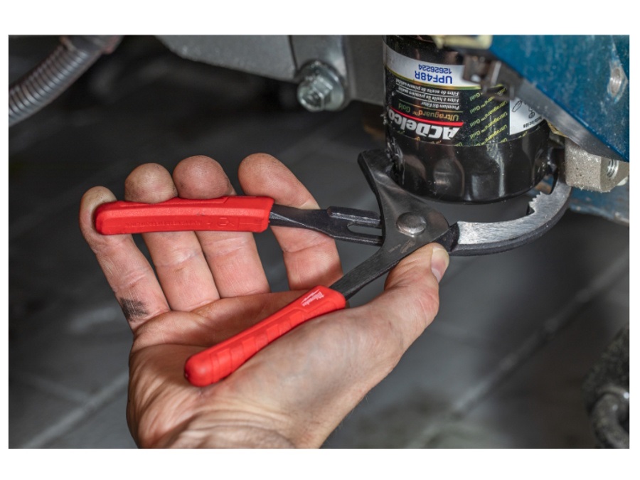 MILWAUKEE Pinza per filtro olio e pvc