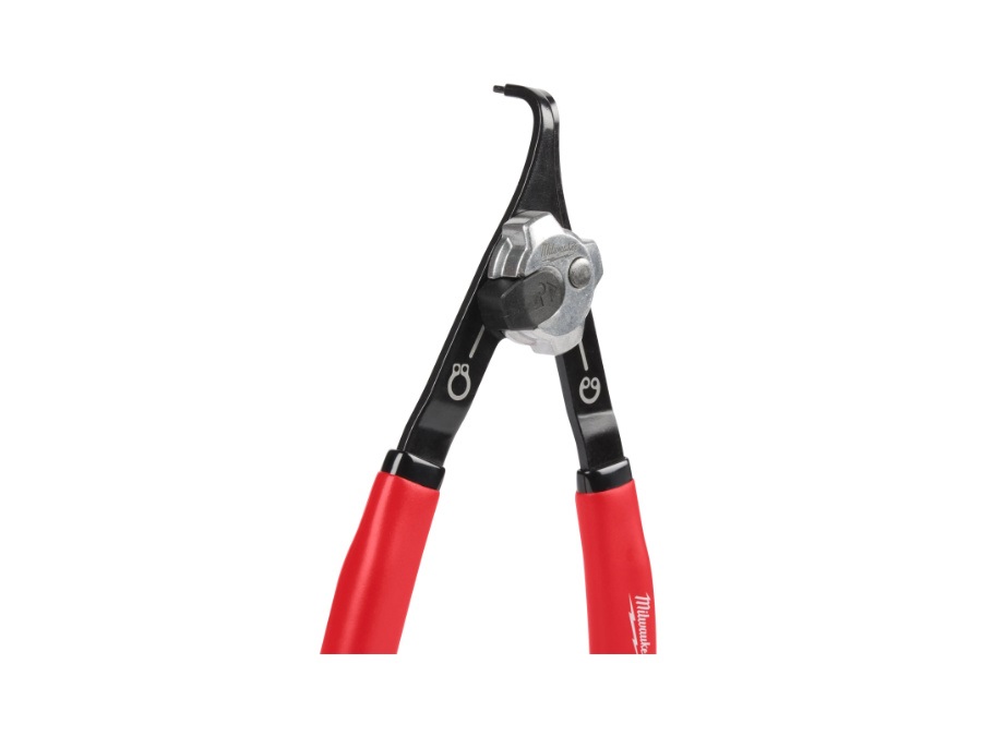 MILWAUKEE Pinza reversibile per anelli elastici - compatta inclinata 90°