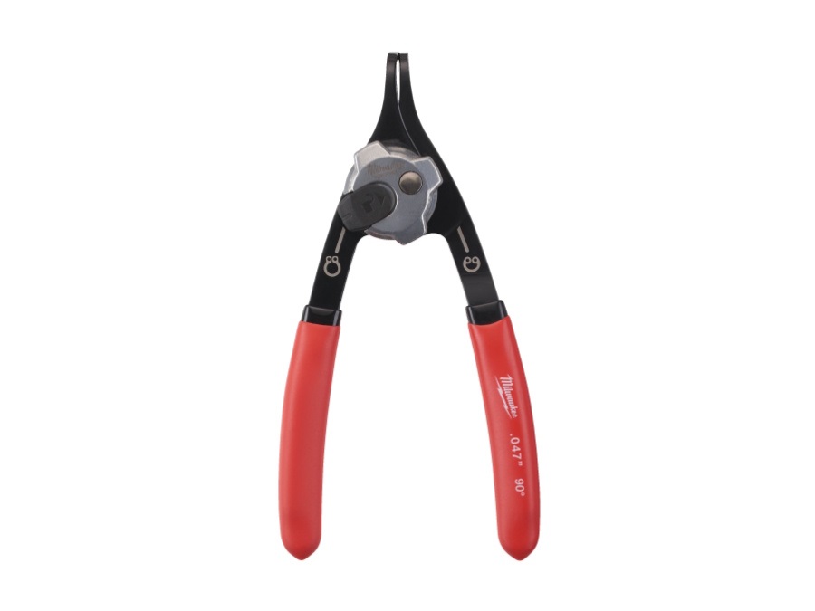 MILWAUKEE Pinza reversibile per anelli elastici - media inclinata 45°