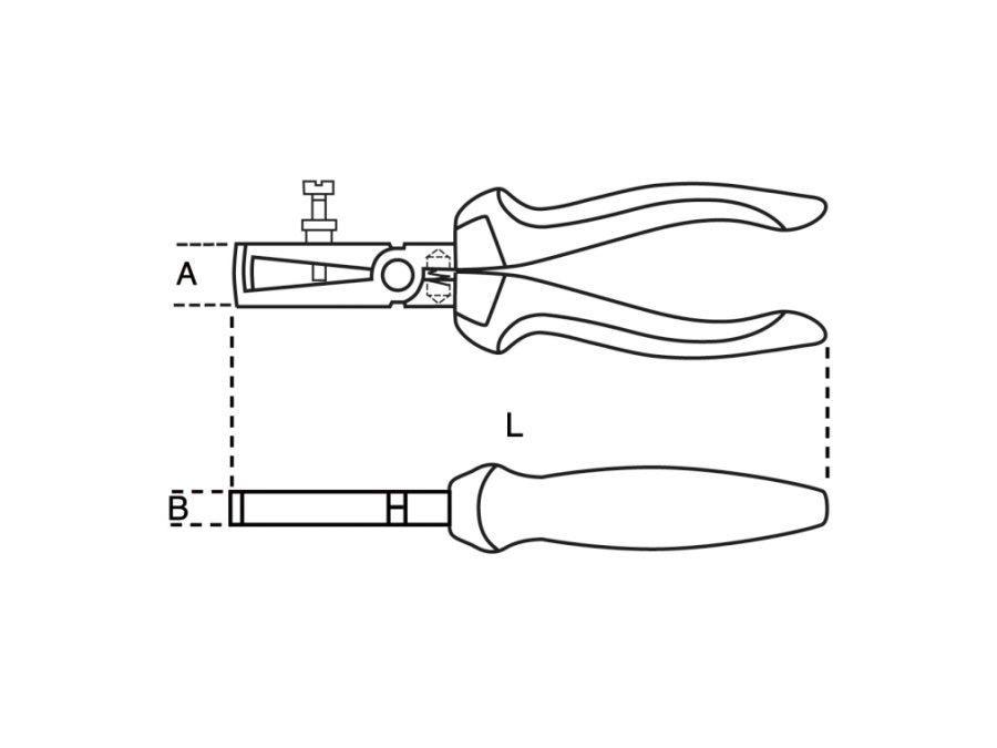 BETA UTENSILI Pinza spellafili, 160 mm