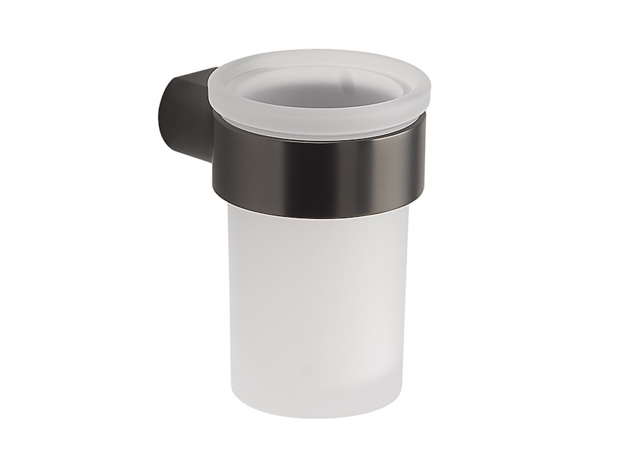 GEDY SPA Pirenei, portaspazzolini gun metal