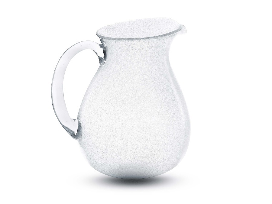 MEMENTO Pitcher - White Transp.