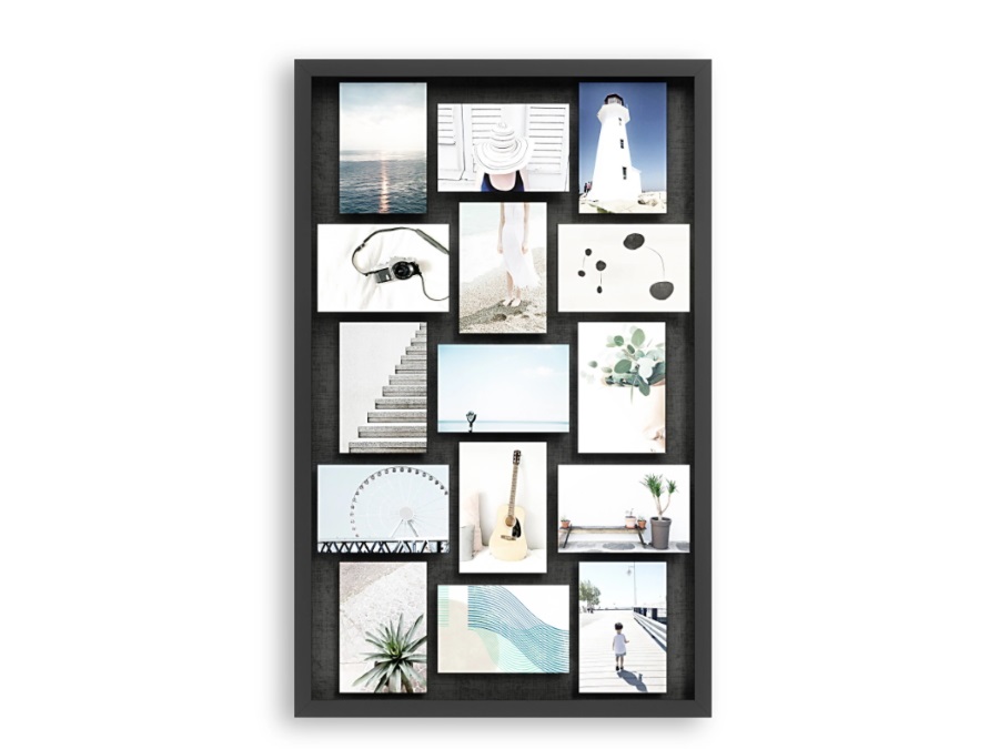 UMBRA Pixie, cornice multi-immagine nero 49 x 5 x 76 cm