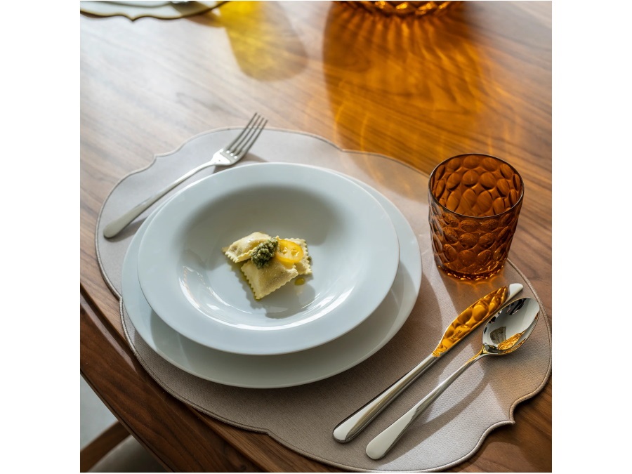 FRATELLI GUZZINI S.P.A. Placemats, tovaglietta flowers - Bianco