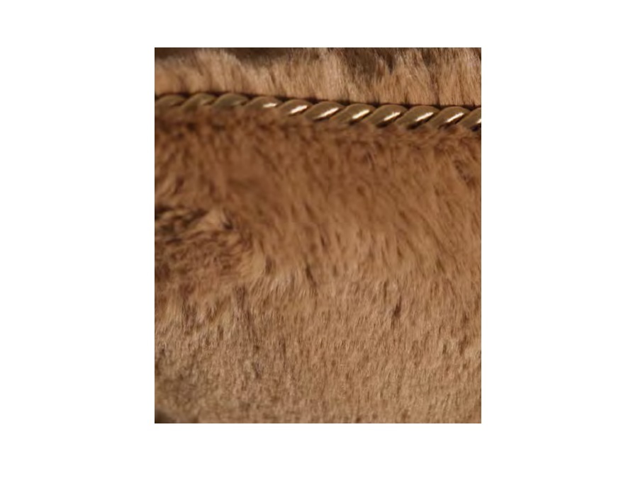 MAISON SUCREE Pluma, cuscino in eco-pelliccia 60x60 cm