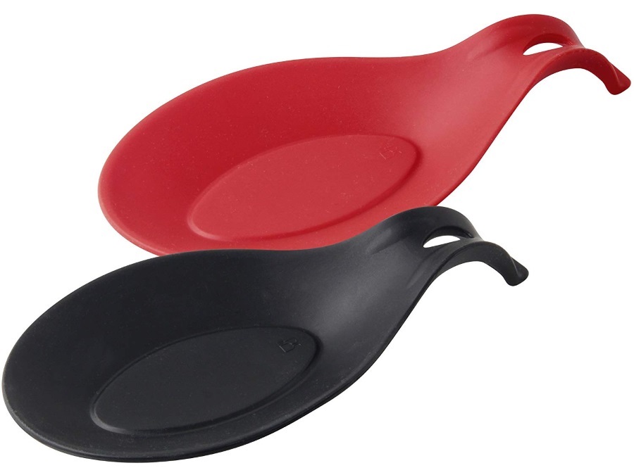 1pc, Poggia Utensili In Silicone Granchio Rosso, Poggia Cucchiaio