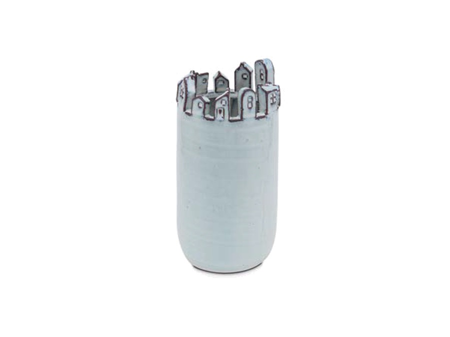 RITUALI DOMESTICI Polignano, vaso Ø12 cm, bianco