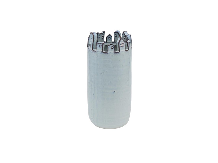 RITUALI DOMESTICI Polignano, vaso Ø13 cm, bianco
