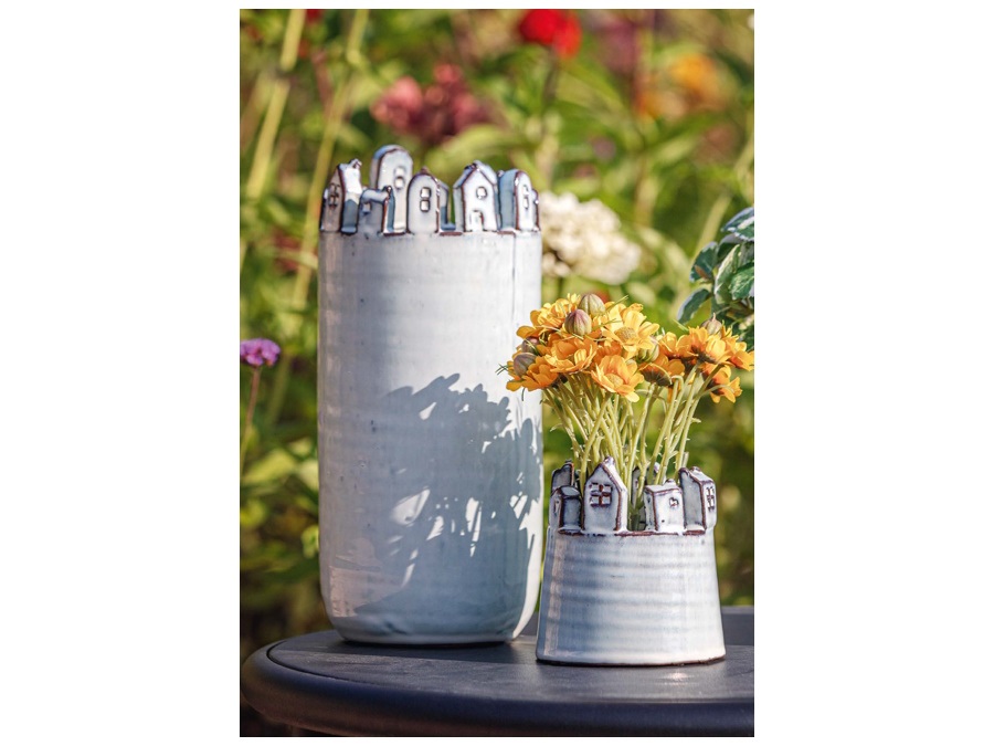 RITUALI DOMESTICI Polignano, vaso Ø13 cm, bianco